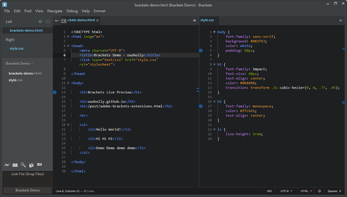 Custom Work - split screen & bookmark