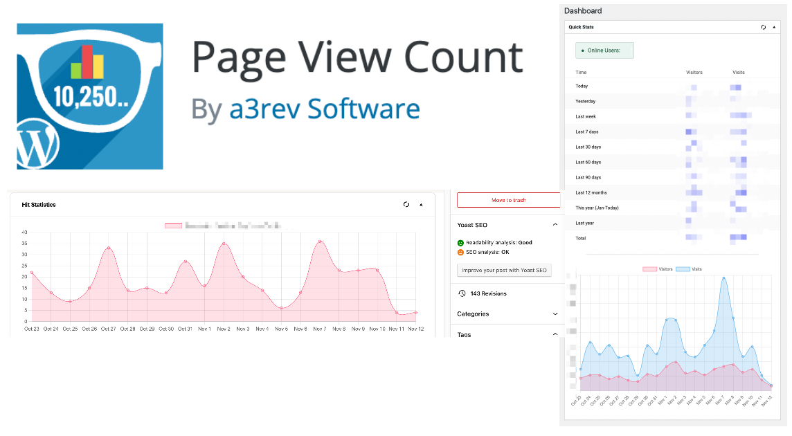 WP plugin: Page View Count